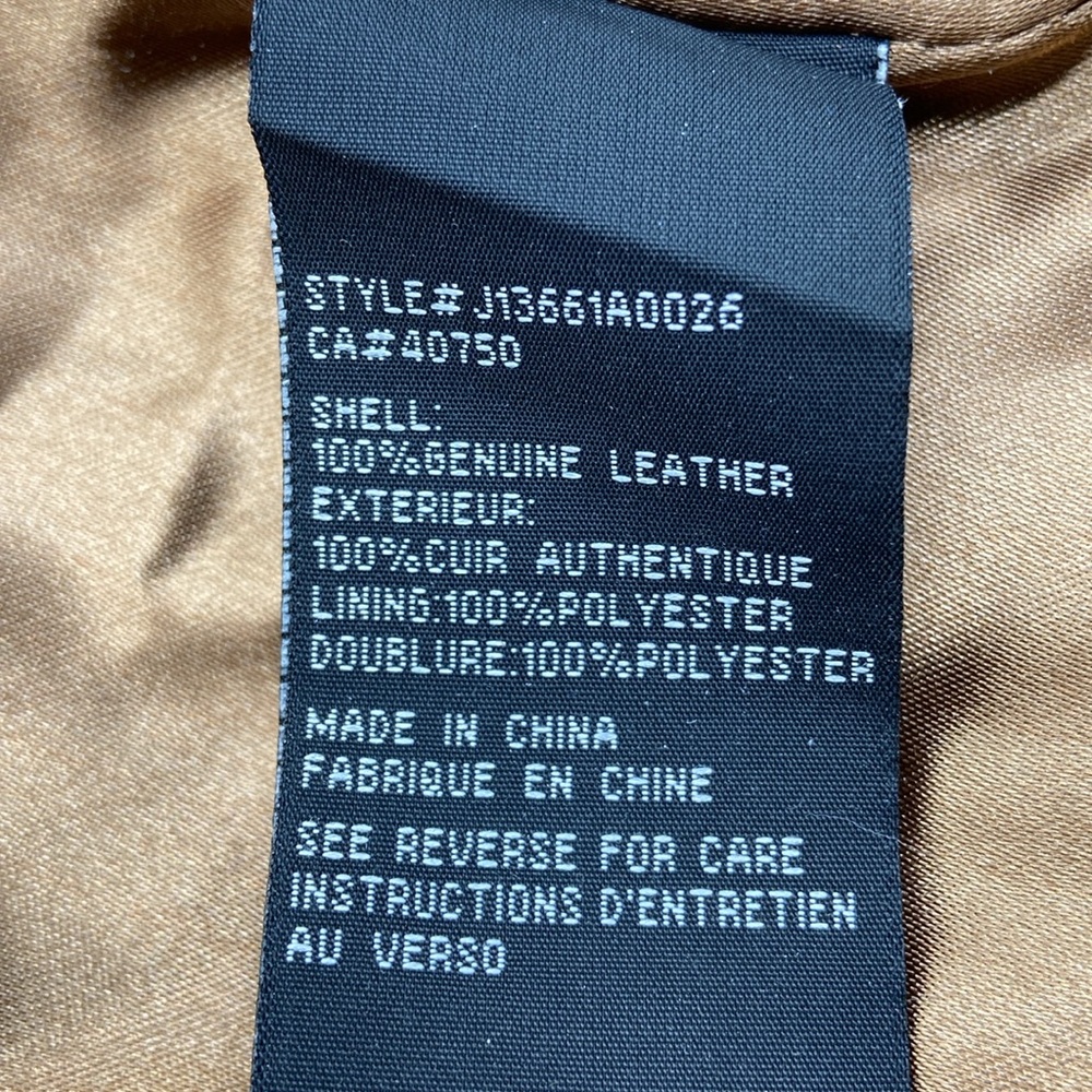 Guillaume Washable Suede Leather Jacket Size Large - Picture 10 of 14